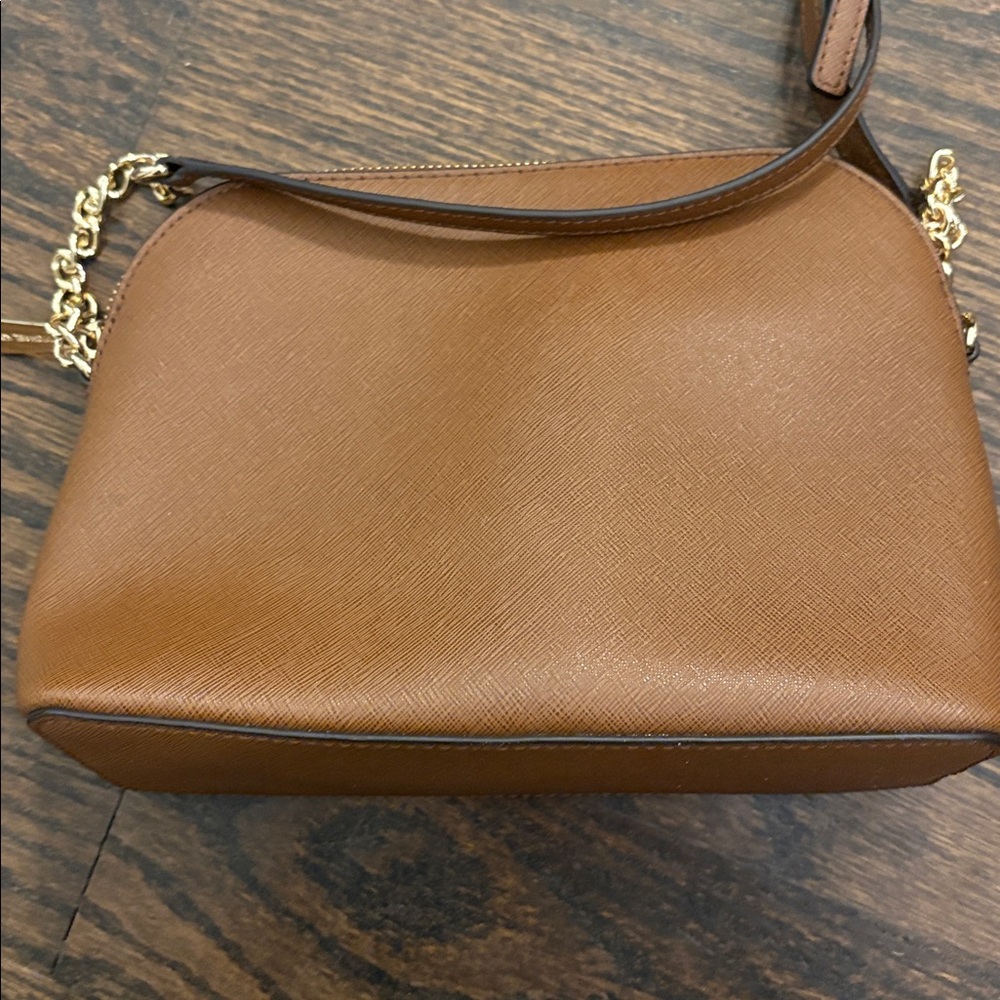 Michael Kors Brown Saffiano Cindy Crossbody - Picture 6 of 11